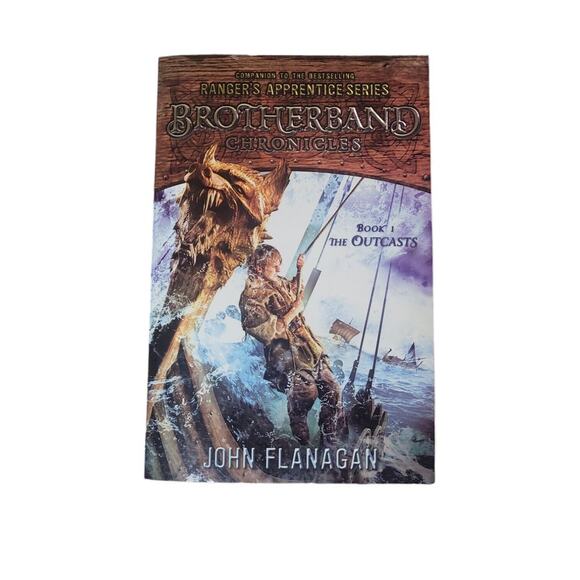 The Outcasts Brotherband Chronicles Book 1 Flanagan Paperback EUC YA - Picture 1 of 1